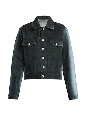 Gradient Cotton Denim Jacket