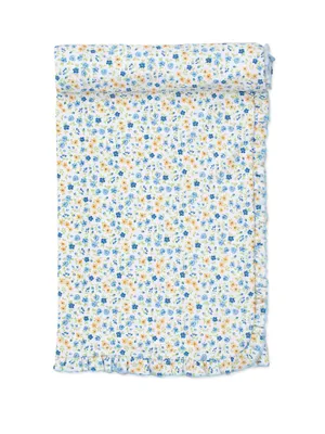 Baby's Floral Cotton Blanket