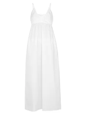 Delphi Cotton Poplin Maxi Dress