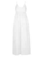 Delphi Cotton Poplin Maxi Dress