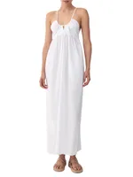 Delphi Cotton Poplin Maxi Dress