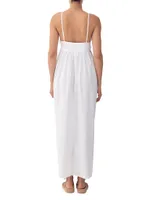 Delphi Cotton Poplin Maxi Dress