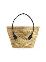 Mini Arco Woven Raffia Tote