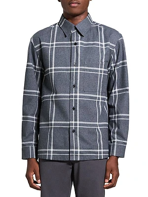 Clyfford Waren Windowpane Shirt