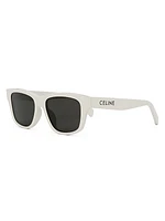 Monochroms 56MM Rectangular Sunglasses