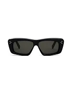 Bold 3 Dots 51MM Cat-Eye Sunglasses