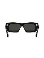 Bold 3 Dots 51MM Cat-Eye Sunglasses