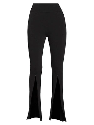 Slit High-Waisted Leggings