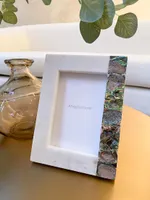 Mother-Of-Pearl Marble 4'' x 6'' Picture Frame