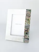 Mother-Of-Pearl Marble 4'' x 6'' Picture Frame