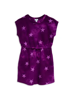 Little Girl's & Girls Popstar Tie-Dye Dress