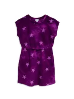 Little Girl's & Girls Popstar Tie-Dye Dress