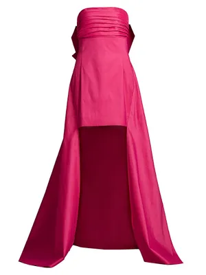 Strapless High-Low Gown