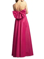 Strapless High-Low Gown