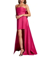 Strapless High-Low Gown