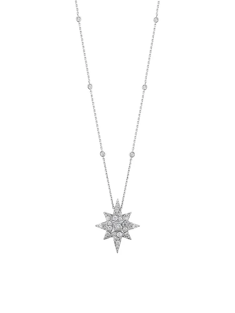 Star Light Venus 18K White Gold & 0.40 TCW Diamond Necklace