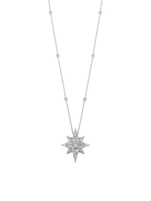 Star Light Venus 18K White Gold & 0.40 TCW Diamond Necklace