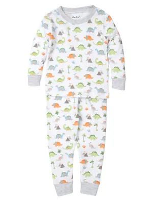 Baby Girl's Snug Dinosaur Pajamas