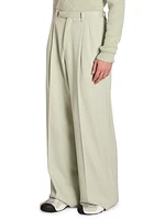 Wool Wide-Leg Pants