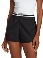 Techno Logo Pull-On Shorts