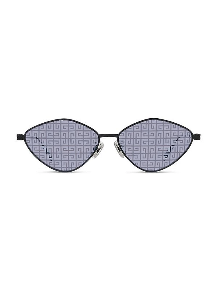 57MM GV Speed Mirrored Sunglasses