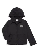 Little Boy's & Star Logo Windbreaker Jacket