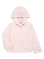 Little Girl's & Star Logo Windbreaker Jacket