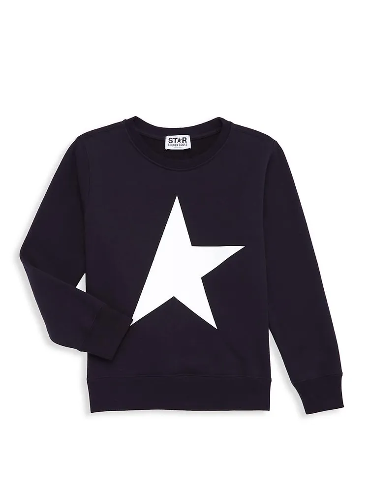 Little Boy's & Star Graphic Crewneck Sweatshirt