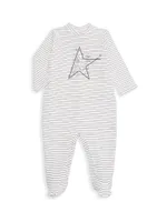 Baby's 4-Pack Stripes Doodles & Star Print Gift Set