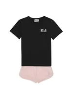 Little Kid's & Star Logo T-Shirt