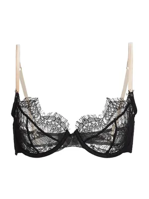 Art Deco Lace Demi Bra