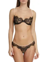 Art Deco Lace Demi Bra