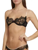 Art Deco Lace Demi Bra