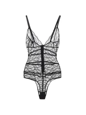 Mon Cheri Sheer Lace Bodysuit