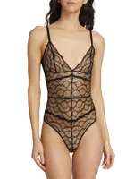 Mon Cheri Sheer Lace Bodysuit