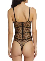 Mon Cheri Sheer Lace Bodysuit