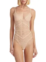 Mon Cheri Sheer Lace Bodysuit