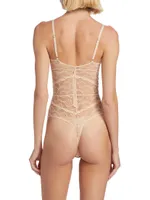 Mon Cheri Sheer Lace Bodysuit