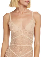 Mon Cheri Sheer Lace Bodysuit