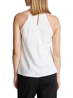 Samira Halter-Neck Crossover Top