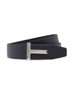 Reversible Grained Leather Belt