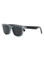 DiorBlackSuit S11I 53MM Rectangular Sunglasses