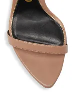 Padlock 85 Leather Point-Toe Ankle-Strap Sandals