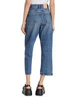 1993 Mid-Rise Cropped Straight-Leg Jeans