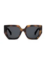 Triomphe 55MM Butterfly Sunglasses