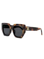 Triomphe 55MM Butterfly Sunglasses