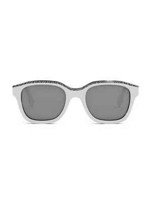 Square 51MM Acetate Sunglasses