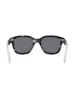 Square 51MM Acetate Sunglasses