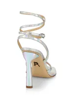 95 Strappy Crystal & Leather Sandals