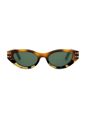 DiorSignature B5I 51MM Cat-Eye Sunglasses
